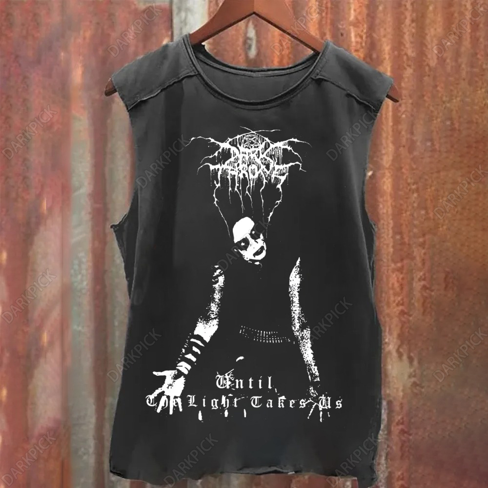 Unisex Vintage Washed darkthrone Tank Top