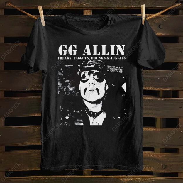 Unisex cotton GG ALLIN Singer, Musician T-shirt