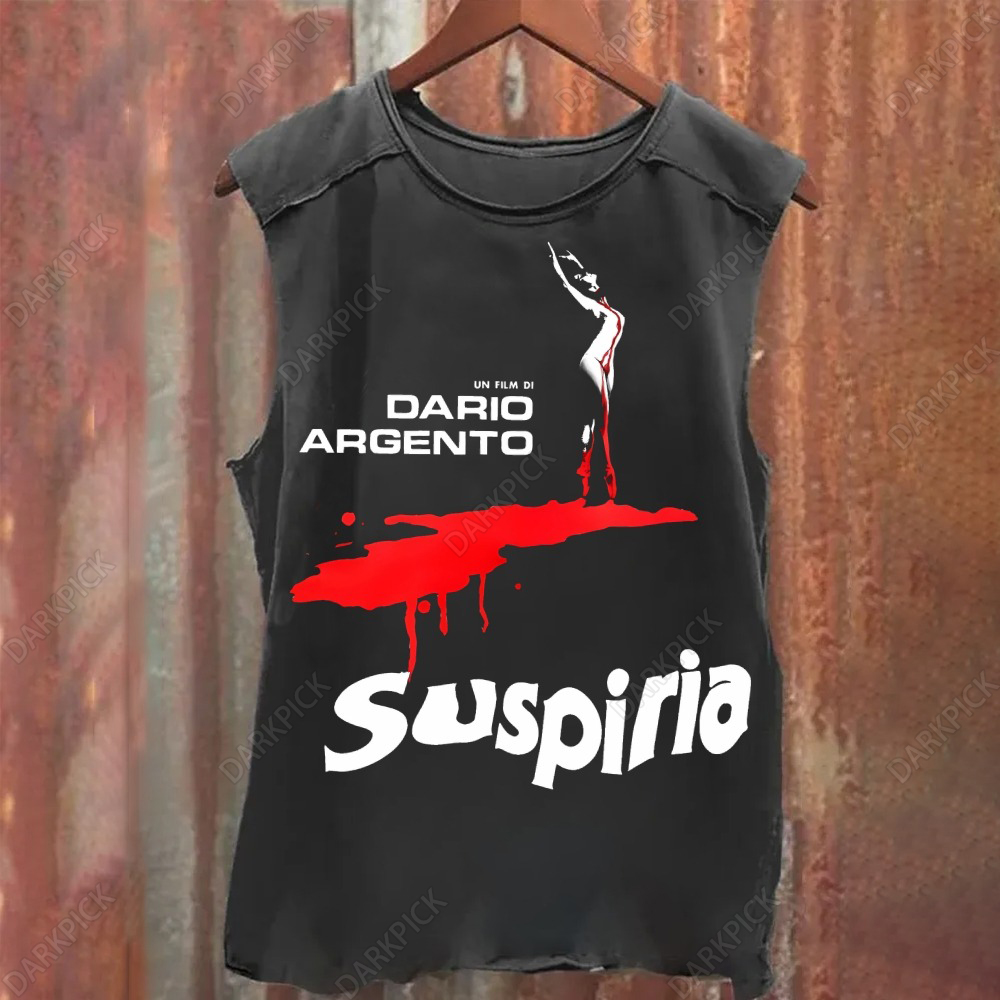 Unisex Vintage Washed Suspiria Tank Top