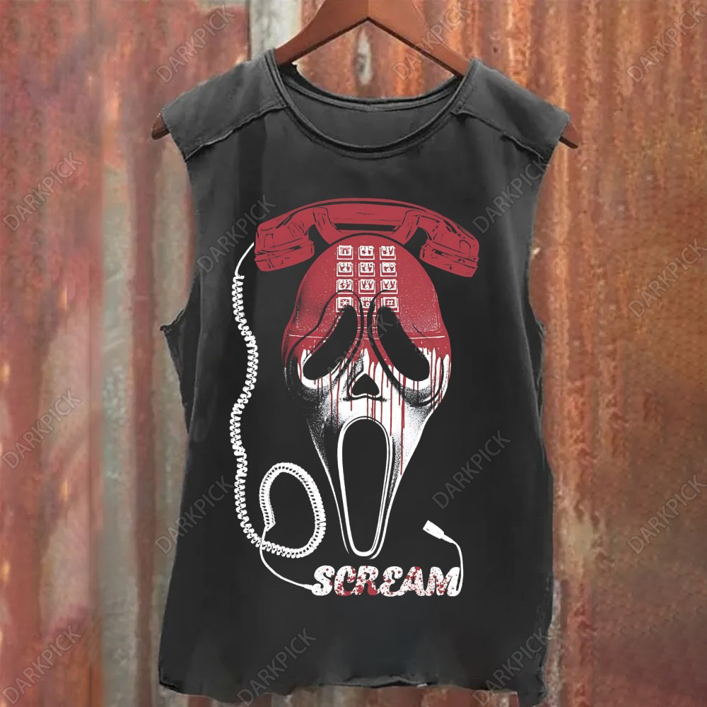 Unisex Vintage Washed SCREAM Tank Top
