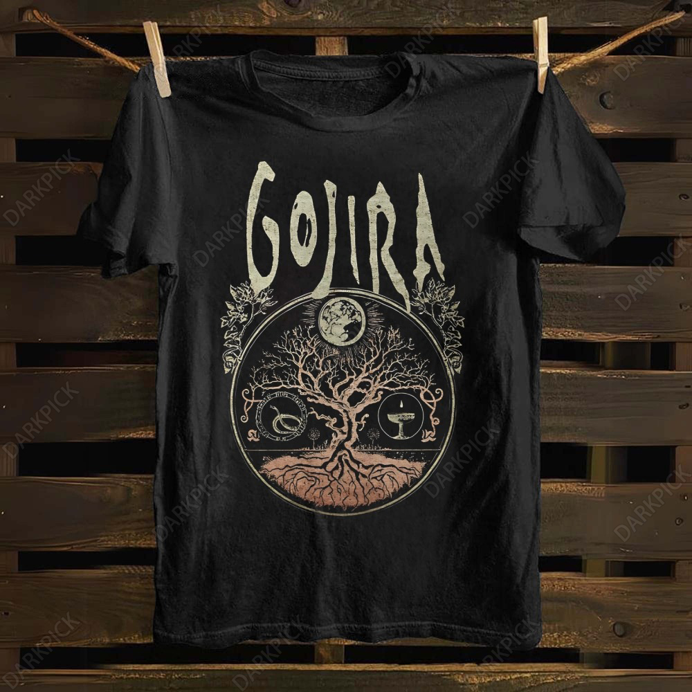Unisex cotton Gojira Heavy Metal Band T-shirt
