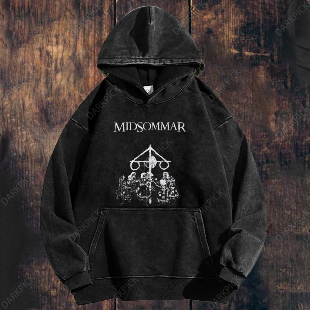 Unisex Washed Midsommar hoodie
