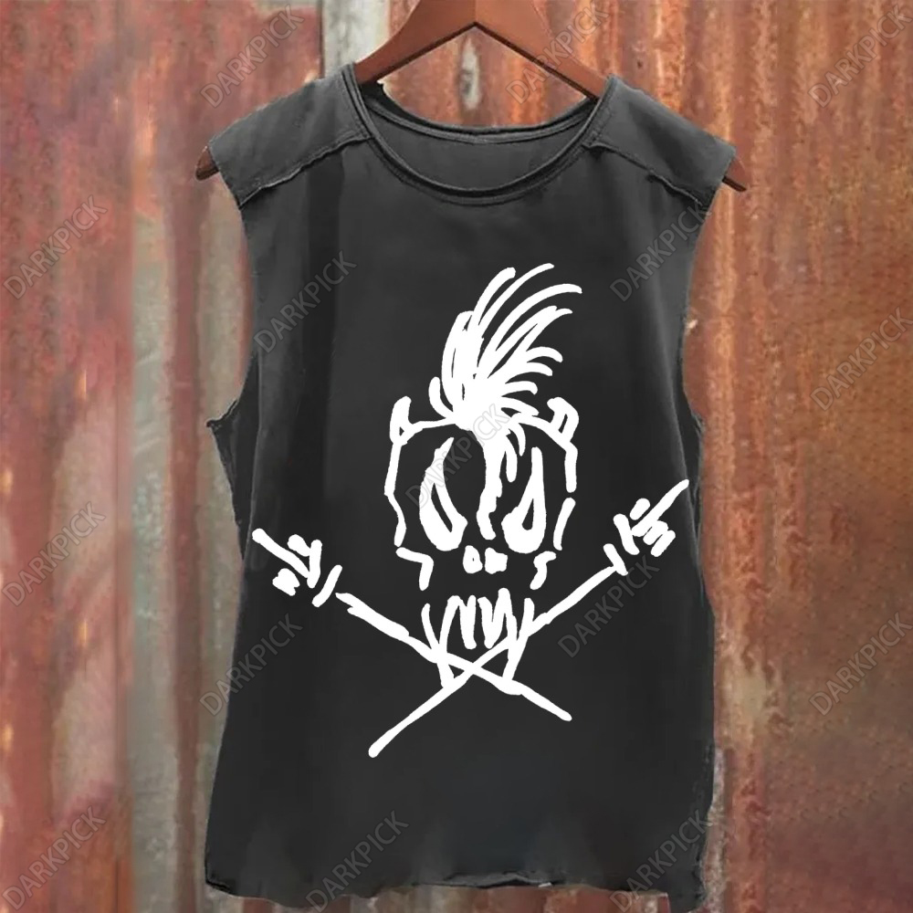 Scary Guy Vintage Washed Tank Top