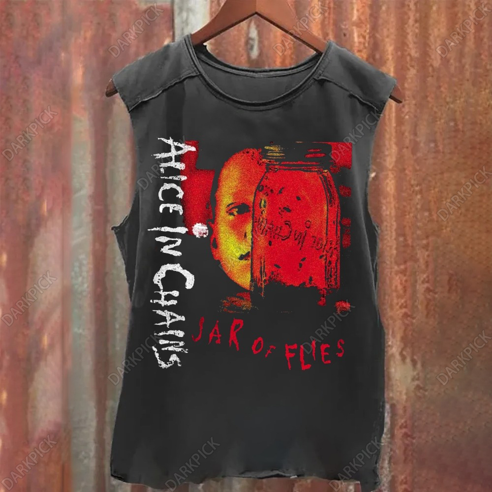 Unisex Vintage Alice In Chains Washed Tank Top