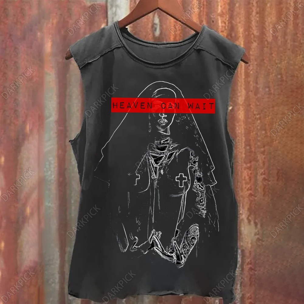 Heaven Can Wait Sexy Nun Tank Top
