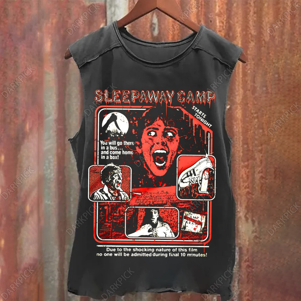 Unisex Vintage Washed Sleepaway Camp Tank Top