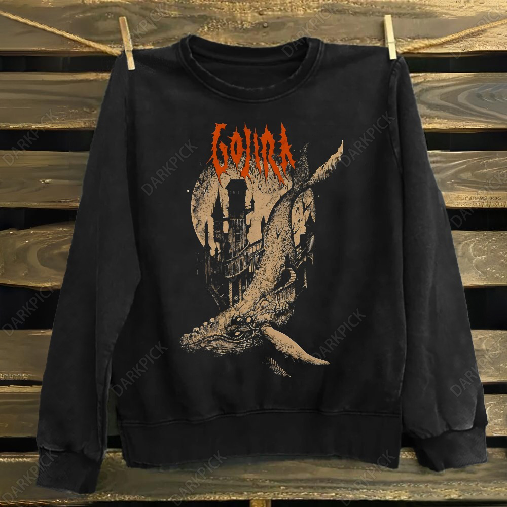Unisex Cotton Gojira Heavy Metal Band Sweatshirt