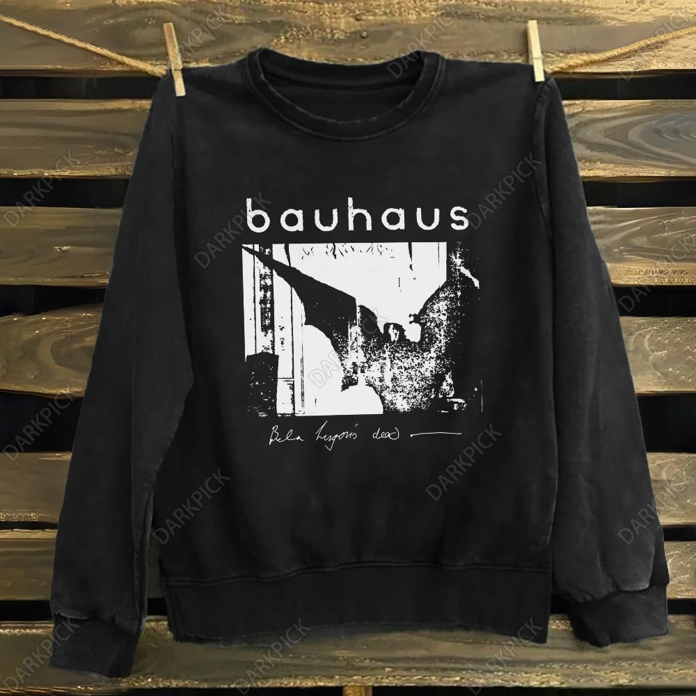 Unisex Cotton Bauhaus Rock Band Sweatshirt