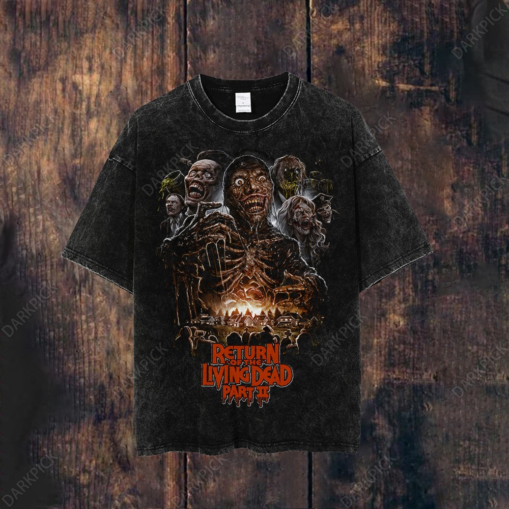 Unisex washed Return of the Living Dead  T-shirt