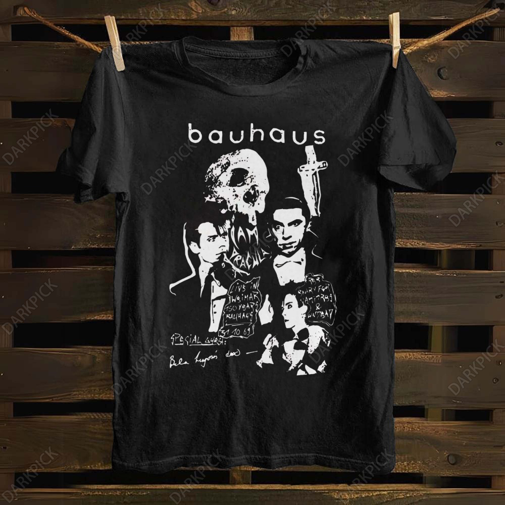 Unisex cotton Bauhaus Rock Band T-shirt
