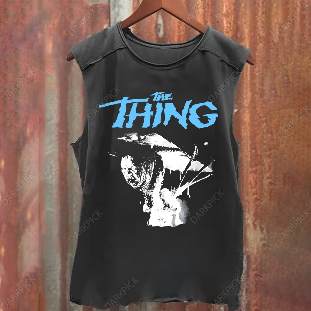 Unisex Vintage Washed  THE THING Tank Top