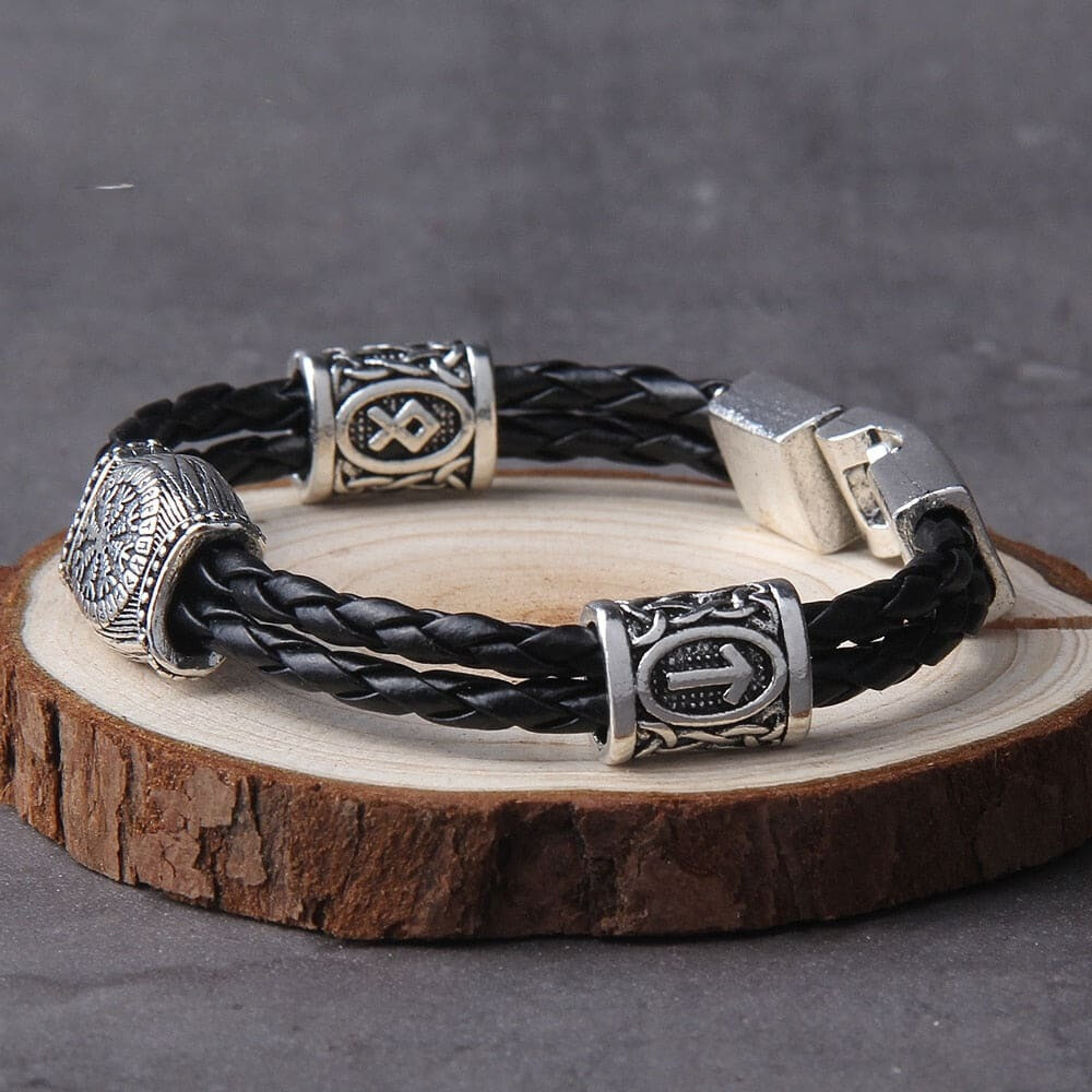 Helm Of Awe - Leather Bracelet
