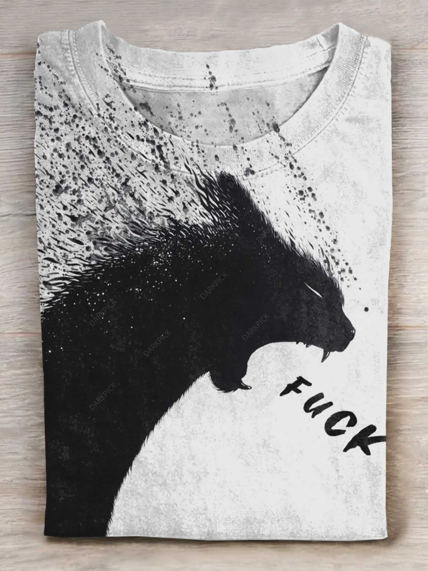 Unisex A Cat Yelling Fuck Print Casual Tank Top