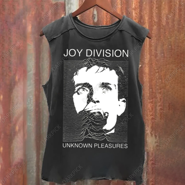 Unisex Vintage Washed Joy Division Band Tank Top