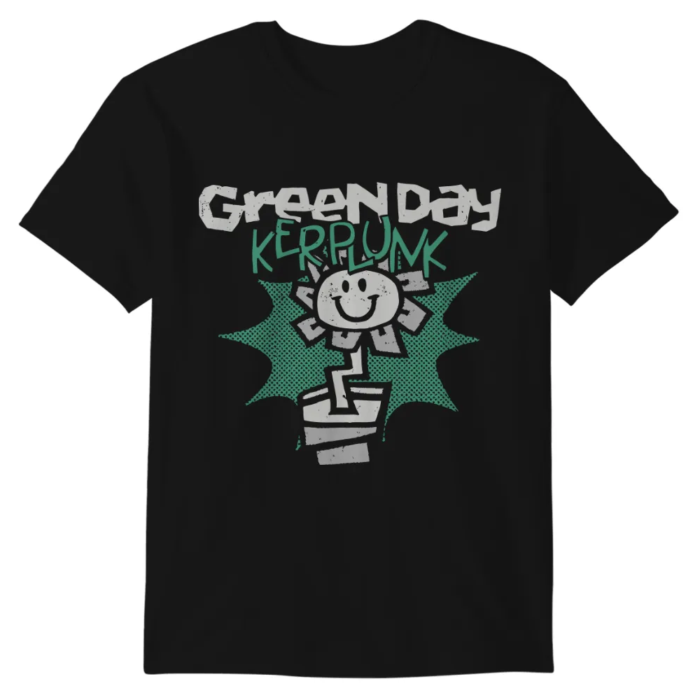 Green Day Band Cotton T-shirt