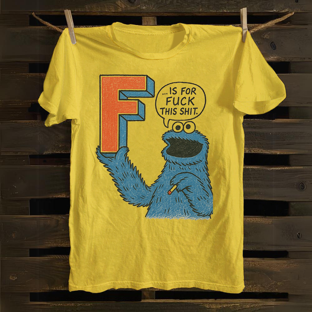 Cookie Monster cotton T-shirt