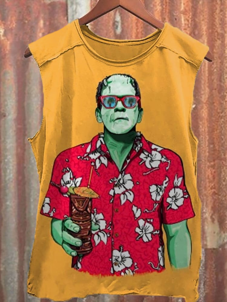 Halloween Monster Unisex Classic Tank Top