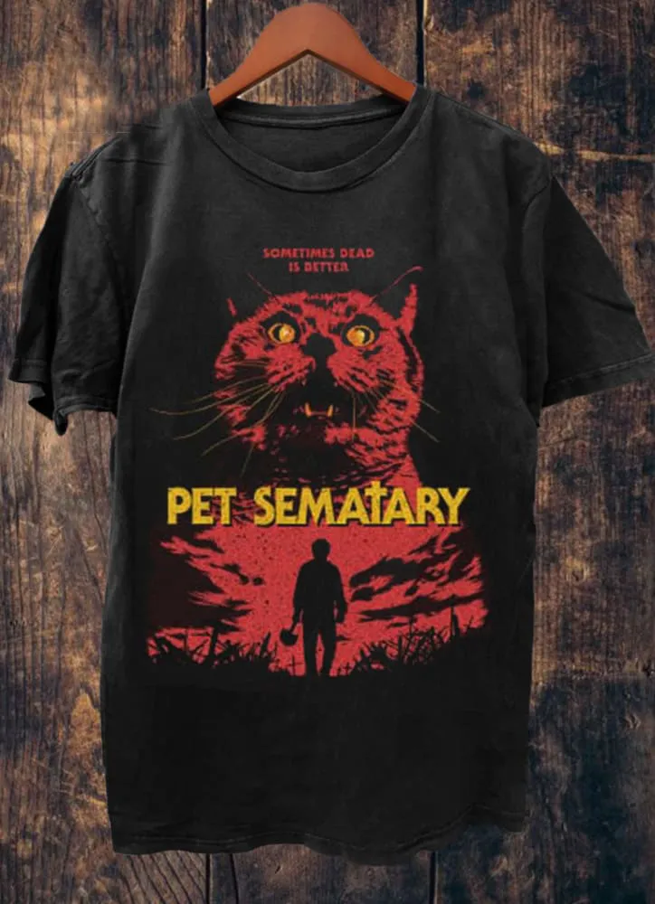 Unisex Vintage 80s Pet Sematary    Unisex Tank Top