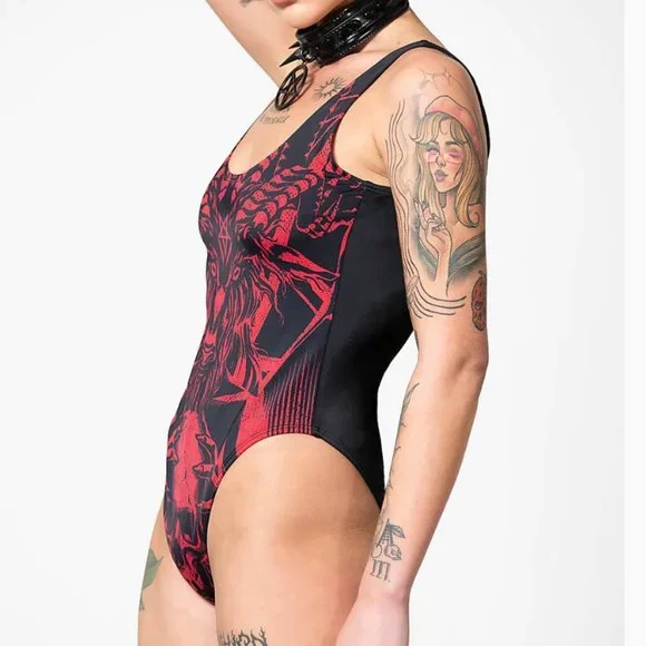 Killstar Beach Beast One Piece Swimsuit 