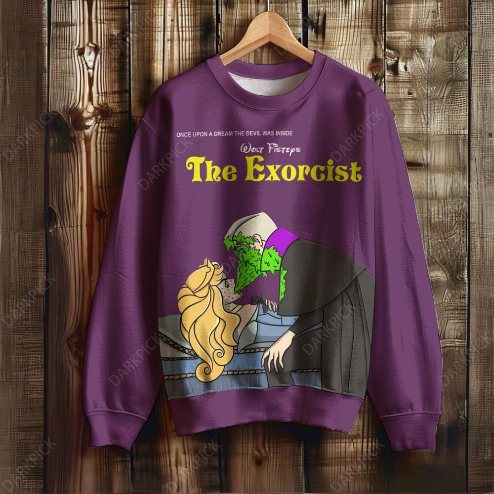 Unisex The Exorcist In Disney Animation Style Sweatshirt