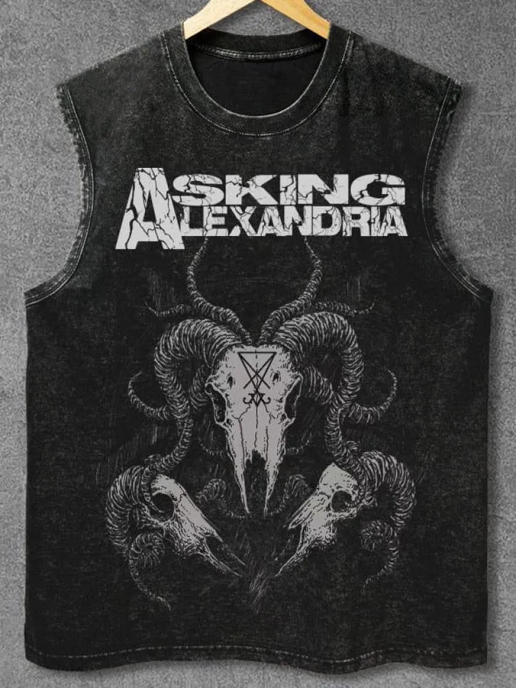 Asking Alexandria Print Tank Top