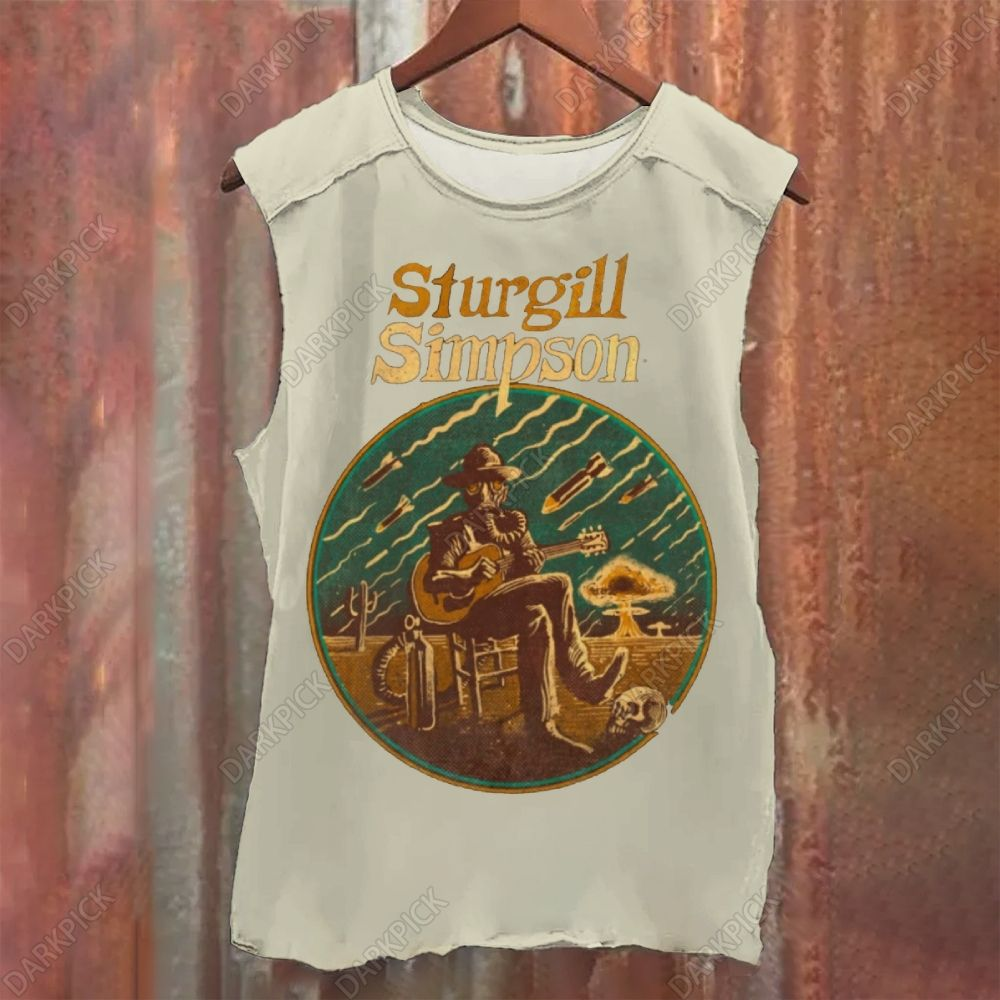 Unisex Vintage Washed Sturgill Simpson Tank Top