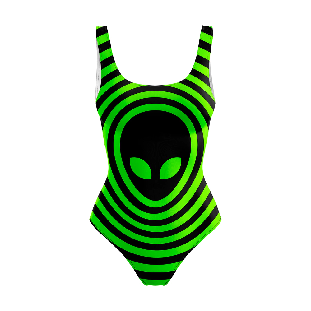 Body Maiô Alien Psicodélico