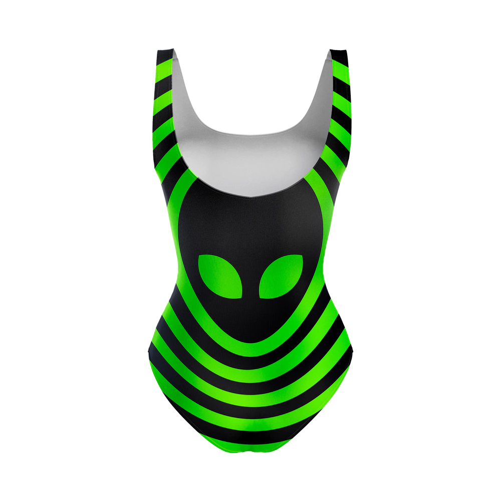 Body Maiô Alien Psicodélico