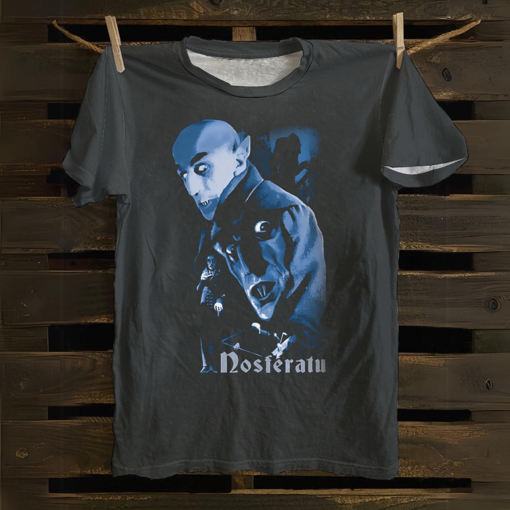 Nosferatu 1922 Horror Movie  Cotton T-shirt