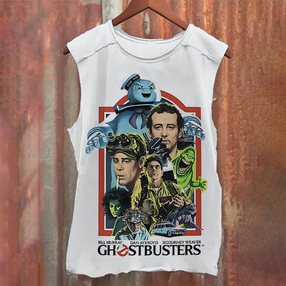 Ghostbusters Movie Casual Printed Tank Top
