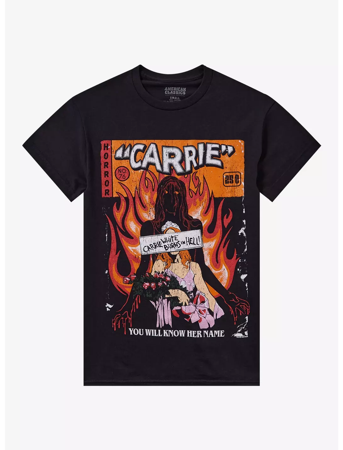 Carrie Comic Book Cover T-Shirt