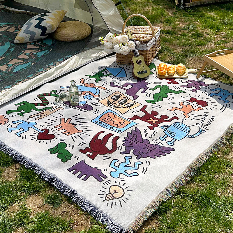 Modern Times Dance Woven Blanket: Gothic Space Throw,