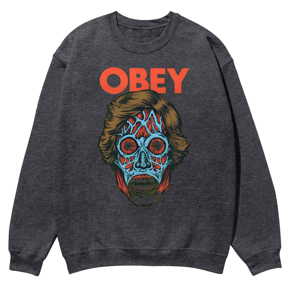 Obey movie Casual Crewneck Sweatshirt