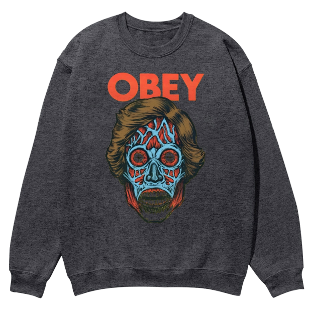 Obey movie Casual Crewneck Sweatshirt