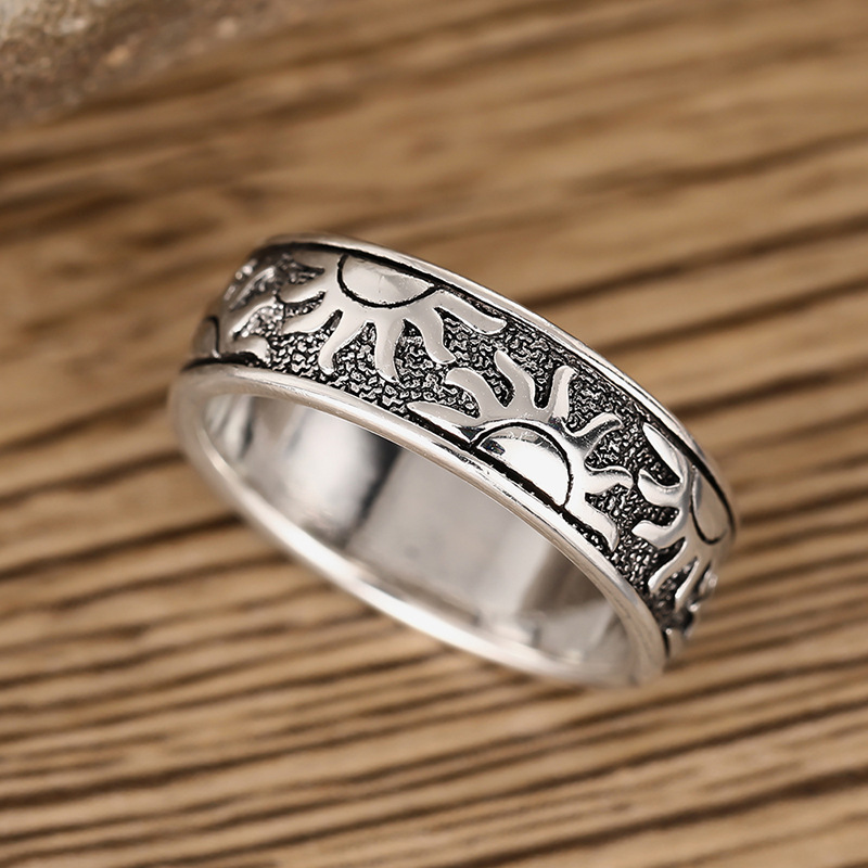 Sun & Eagle Native American Ring