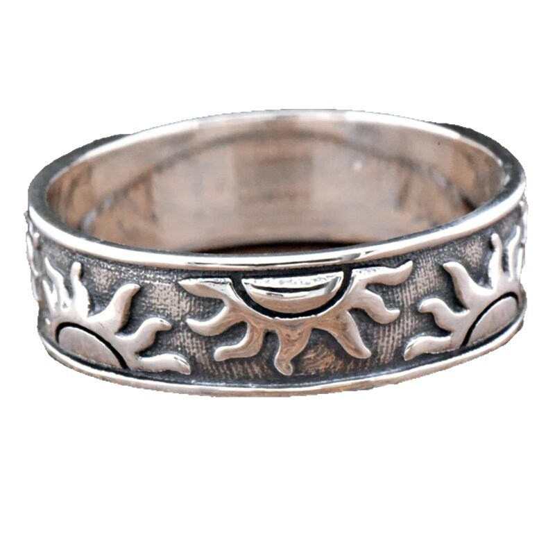 Sun & Eagle Native American Ring