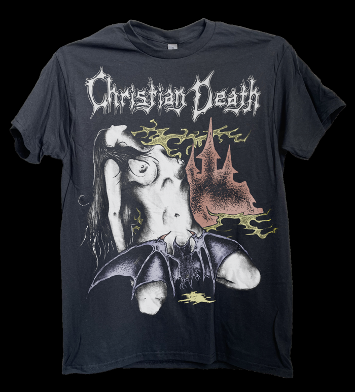 Christian Death cotton T-shirt