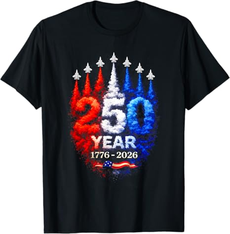 250 Years American 250th 4th of July Anniversary 1776-2026 T-Shirt