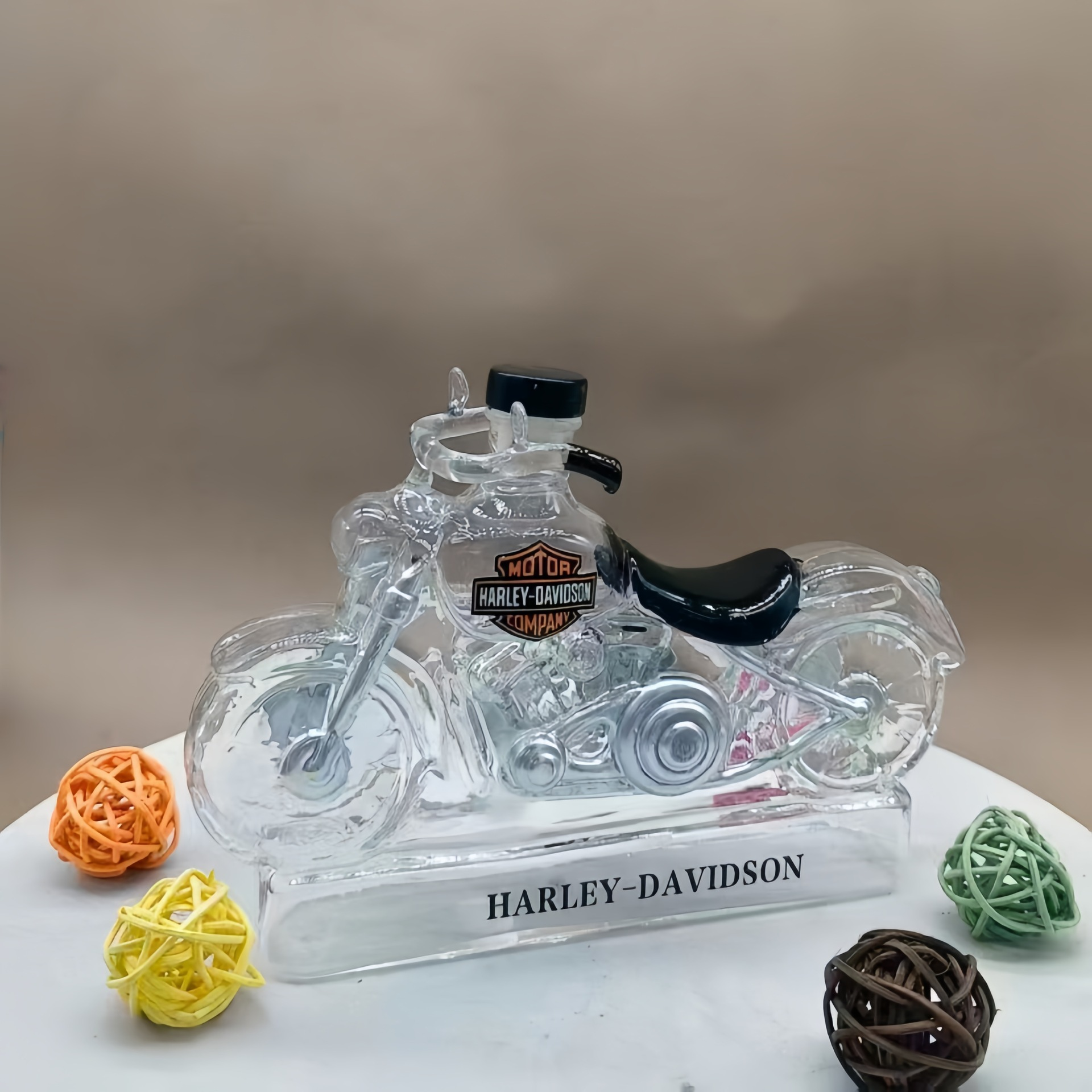 Motorcycle Whiskey Bottle