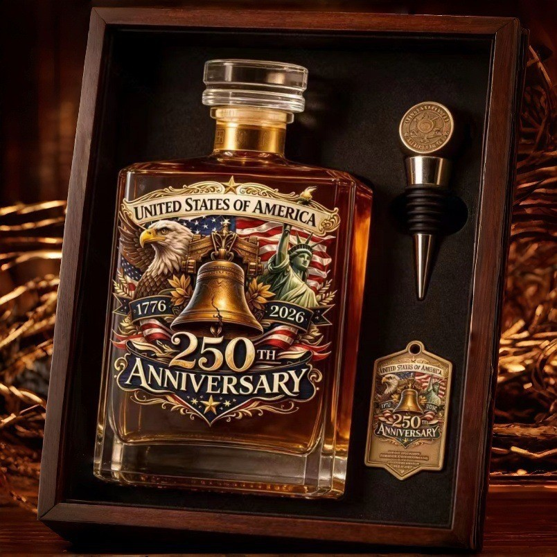 250th Anniversary Eagle Whiskey Bottle