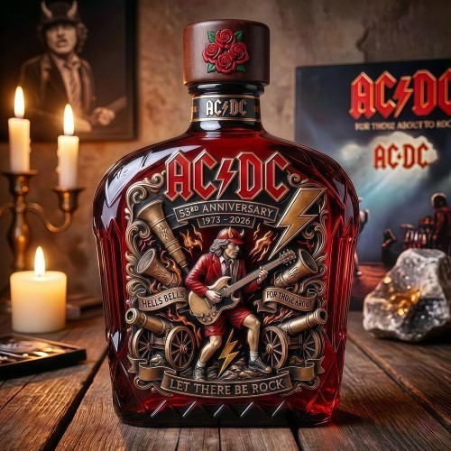 ACDC Whiskey Bottle