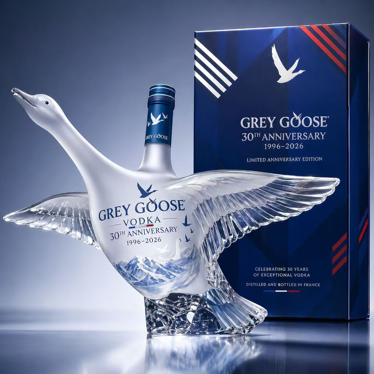 Gray Goose 30th Vodka Gray Goose 30th Anniversary Whiskey Bottle