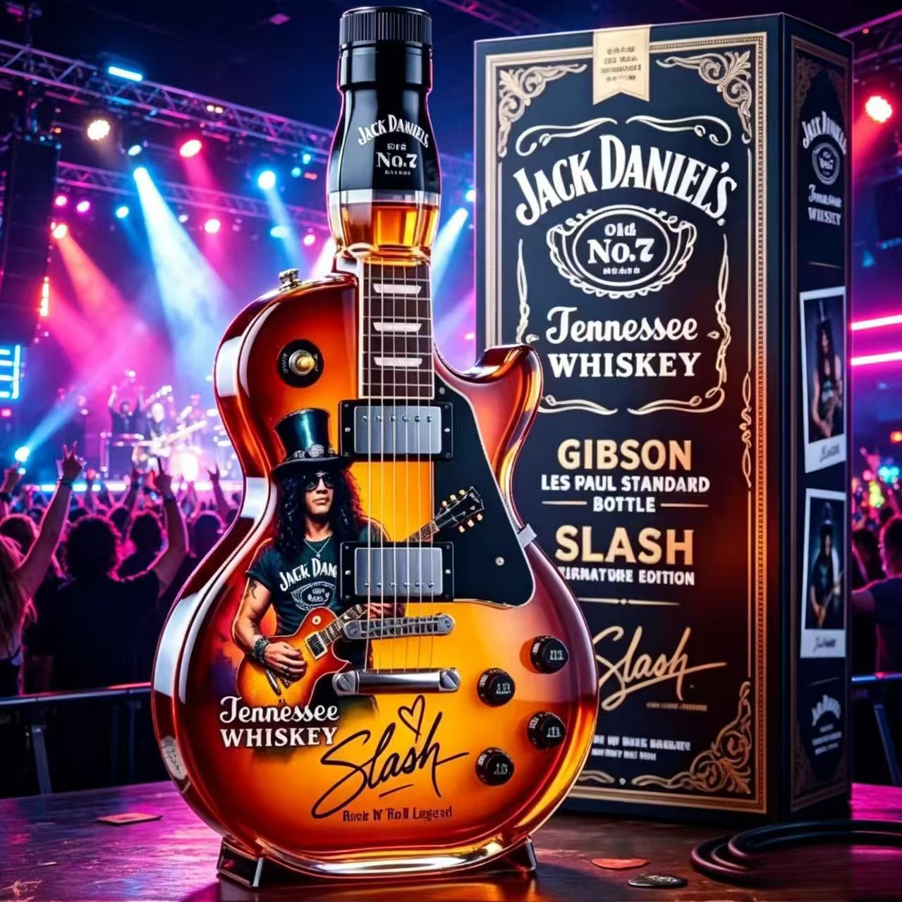 ACDC Whiskey Bottle