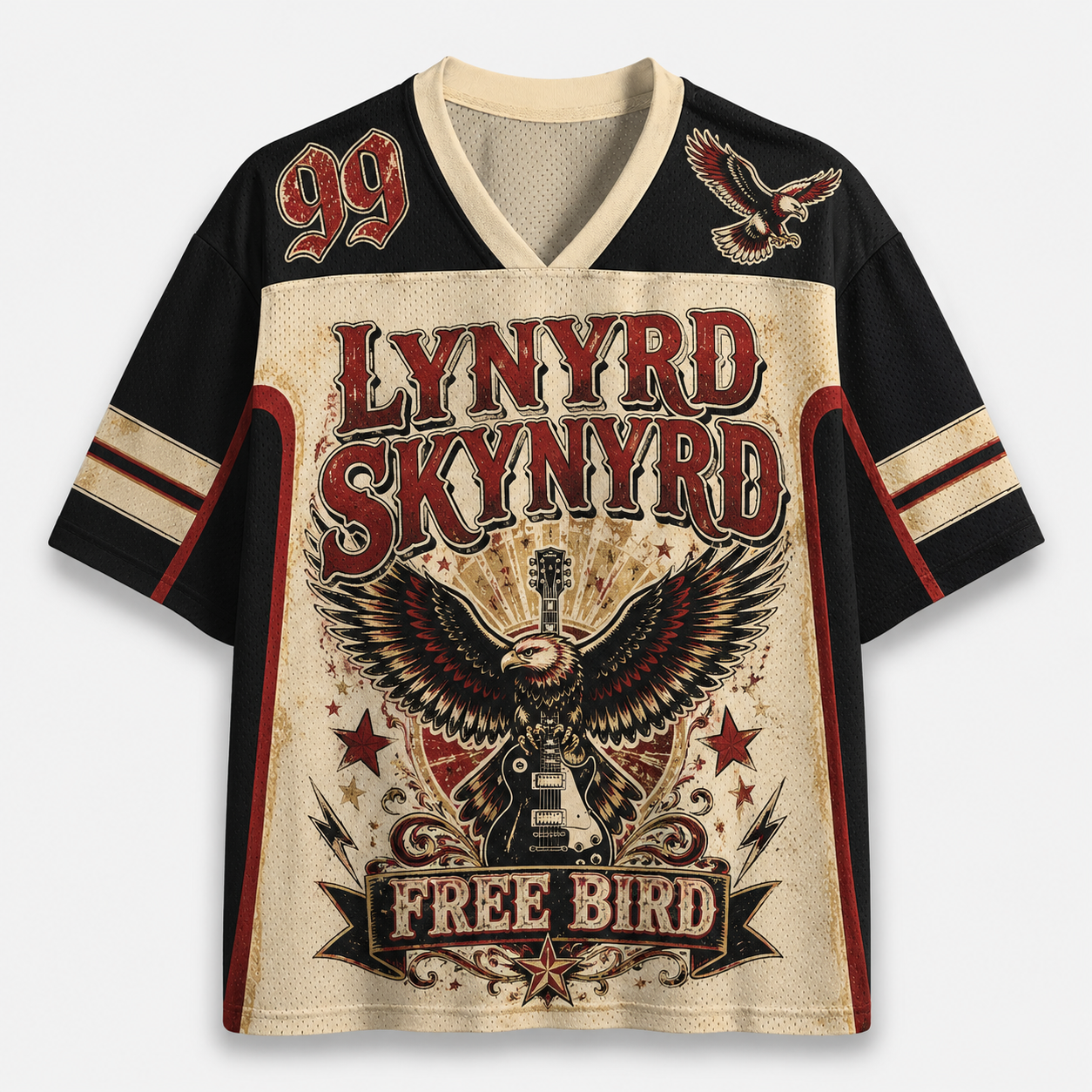  Lynyrd Skynyrd "Free Bird" Jersey Shirts