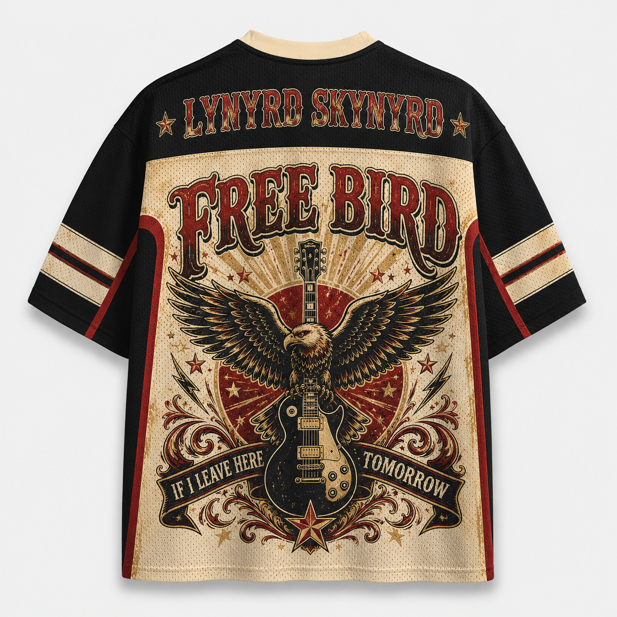  Lynyrd Skynyrd "Free Bird" Jersey Shirts
