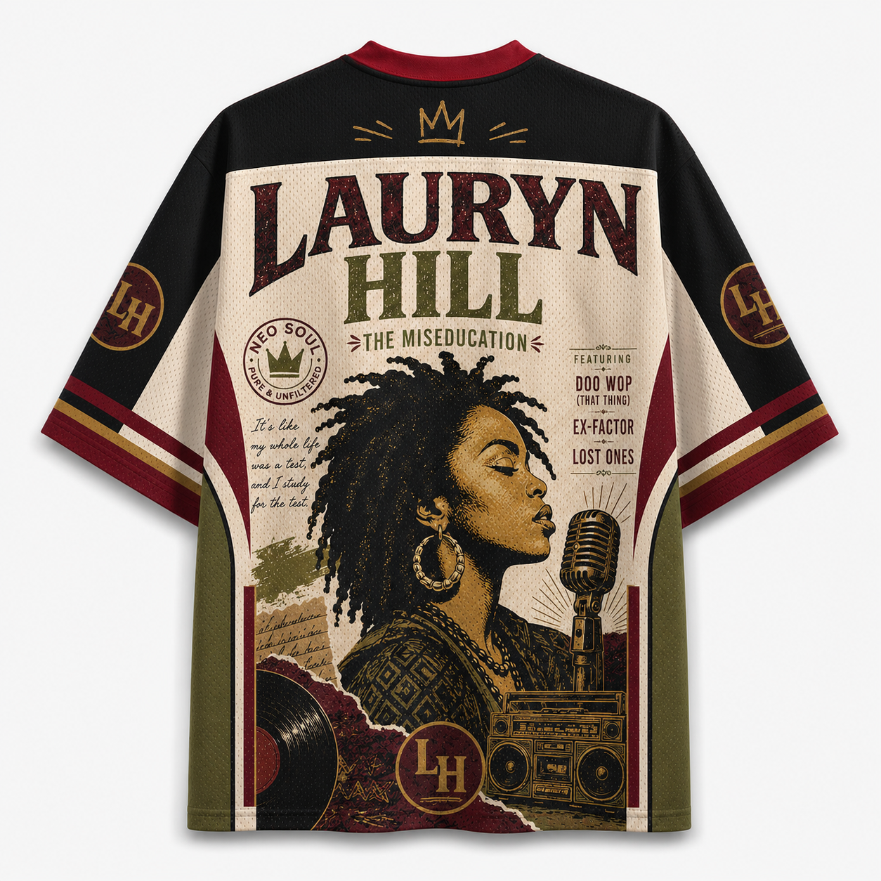 Lauryn Hill Jersey Shirts