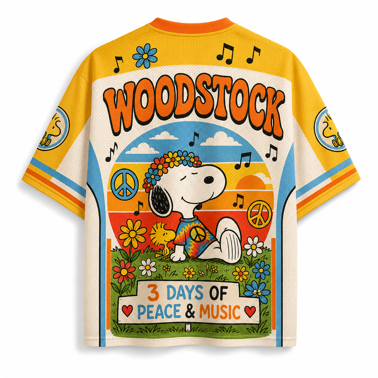 Snoopy and Woodstock Jersey Shirts