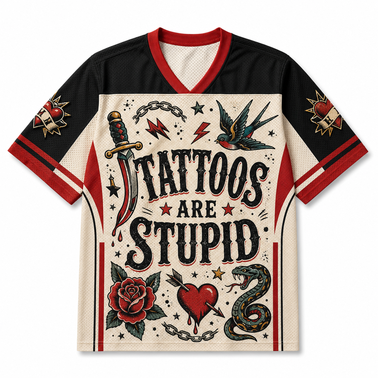 Tattoos Are Stupid Jersey Shirts