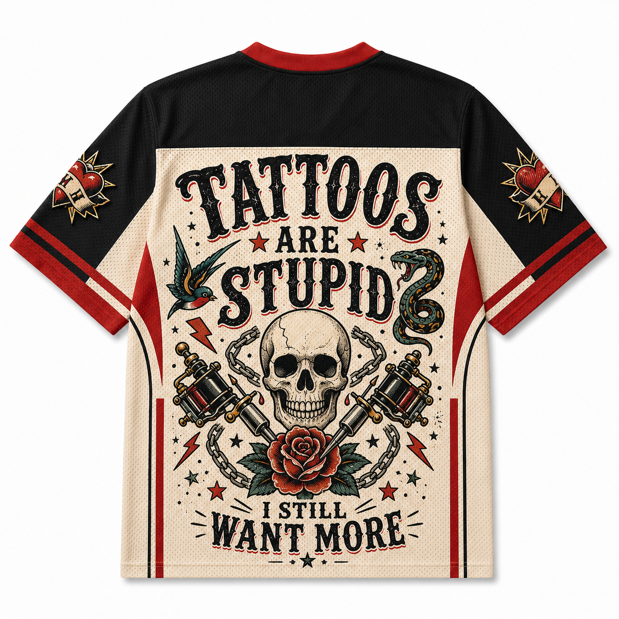 Tattoos Are Stupid Jersey Shirts