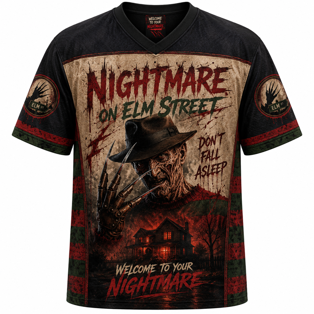 A Nightmare on Elm Street Movie Jersey Shirts